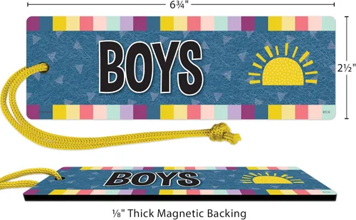 Vista 4 de Teacher Created Resources Oh Happy Day Magnetic Boys Pass (TCR77519)