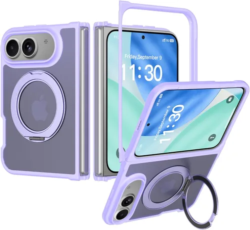 Vista 8 de Magnetic Case for iPhone Duo Support Wireless Charging,Black