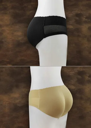 Vista 5 de Sliot Bragas para mujer, con almohadillas para realzar los glúteos, ropa interior acolchada para la cadera, moldeador, levantador de glúteos