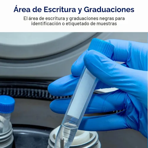 Vista 7 de Membrane Solutions Tubos de centrífuga cónicos de 0.5 fl oz, paquete de 50 tubos de ensayo de plástico estériles con tapas de rosca, recipiente
