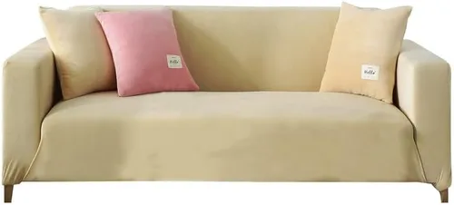 Vista 17 de Funda para sofá de 1, 2, 3, 4 plazas, de poliéster suave, de alta elasticidad, elegante funda para sofá, 1 pieza, protector de muebles para sala