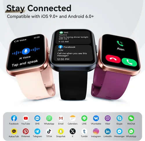 Vista 5 de Relojes inteligentes para hombres (Android/iPhones), más de 120 modos deportivos con monitor de ritmo cardíaco, monitor de ritmo cardíaco