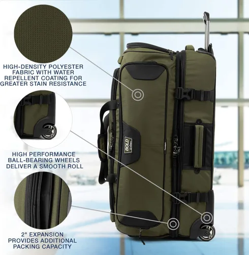 Vista 17 de Travelpro Tpro Bold 2.0 - Bolsa de lona con ruedas (30 pulgadas)