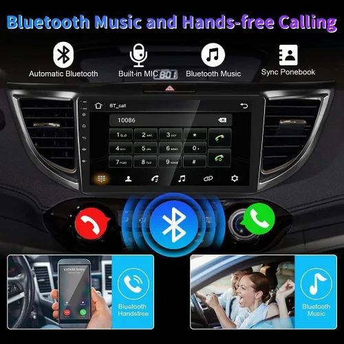 Vista 7 de Android 13.0 Estéreo de coche doble DIN para Honda CRV 2012-2016 10 pulgadas HD pantalla táctil audio multimedia receptor con Carplay Android Auto