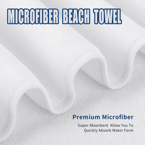 Vista 6 de Toallas de playa de gran tamaño de microfibra sin arena, de secado rápido, toallas de playa suaves y absorbentes, toallas de baño extra grandes, 30