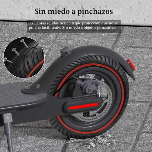 Vista 4 de Neumático de scooter de 8.5 pulgadas, neumático de scooter 50/75-6.1 de repuesto sólido de panal compatible con Xiaomi Pro 2 1S M365 Pro Mi 3 y 1