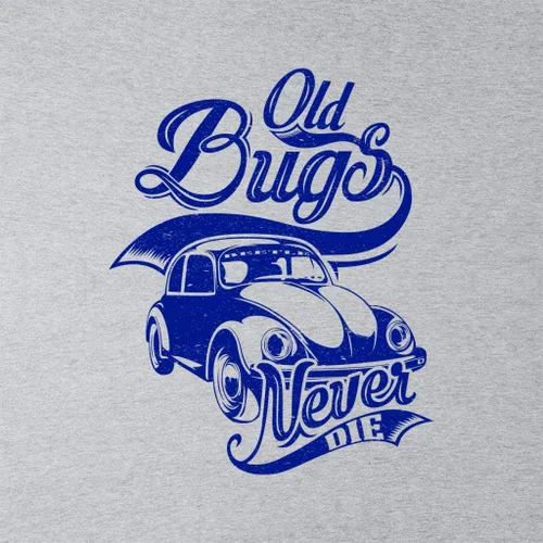 Vista 2 de Volkswagen Old Bugs Never Die Beetle - Camiseta para hombre