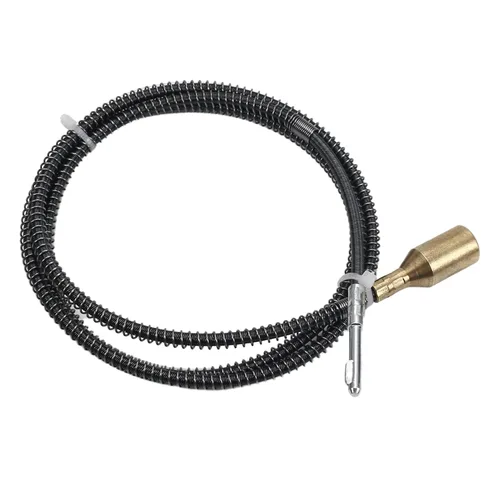 Vista 6 de Bettomshin 1 herramienta giratoria de eje flexible de 39 pulgadas de longitud, cable de eje flexible de núcleo interior de 3/16 pulgadas para prensa