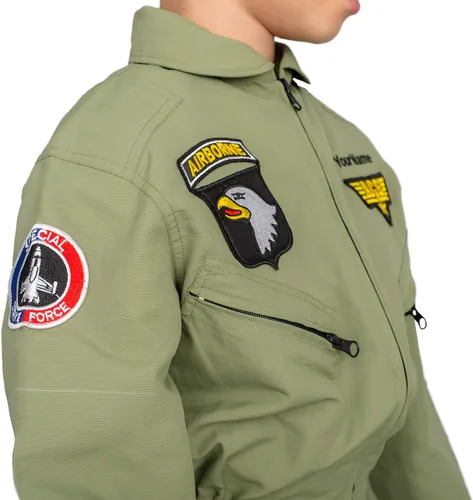 Vista 3 de Air Force Pilot - Conjunto de traje de Halloween para niños