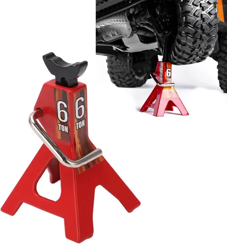Vista 3 de Gato de elevación de vehículo a control remoto - Simulación de coche RC escala 1/10 Jack Stands Universal Ajustable Mini Jack Stand para 1/10 RC