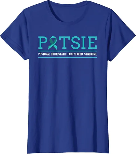 Vista 63 de POTS Dysautonomia Turquoise Ribbon Autonomic Dysfunction T-Shirt Asphalt Grey