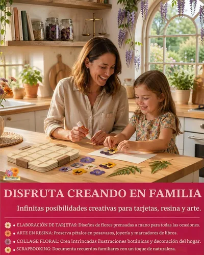 Vista 7 de Microfleur Kit de prensa de flores para microondas máximo de 9" (23 cm) para prensar flores y hacer flores prensadas Quick & Easy, for Pressed