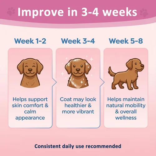 Vista 5 de Colágeno líquido para perros, colágeno diario para perros con tres tipos de colágeno y VC, suplemento saludable para las articulaciones, abrigo