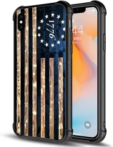 Vista 13 de DAIZAG Funda compatible con iPhone XR, protección completa, a prueba de golpes, antiarañazos, funda de poliuretano termoplástico para hombre y Flor