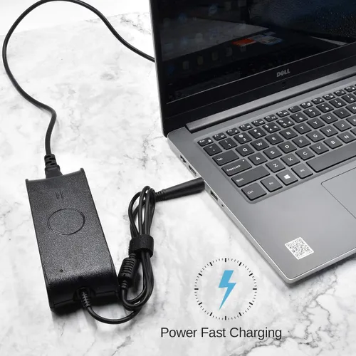 Vista 5 de Adaptador de 19.5V 3.34A 65W Cargador para portátil compatible con Dell Inspiron 15 3521 3537 3531 15R 5521 5537 17 3721 5748 17R 5737 5721 14 3421