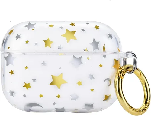 Vista 26 de Velvet Caviar Funda compatible con AirPods Pro de 2ª y 1ª generación, bonita funda protectora dura para mujer, diseño de lunares azules y aguamarina