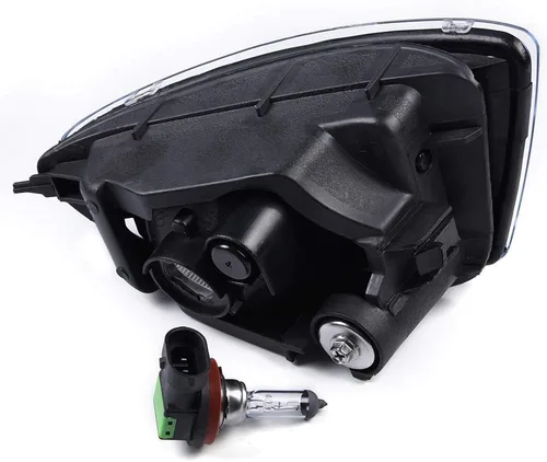 Vista 6 de CNNELL Conjunto de luces antiniebla para parachoques delantero izquierdo y derecho compatible con Honda Civic 2004-2005 Lente transparente