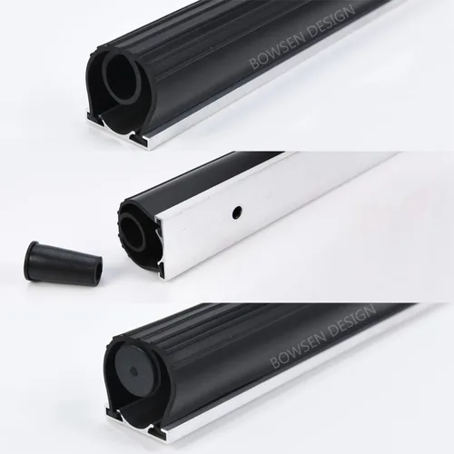 Vista 4 de BOWSEN Sellos inferiores universales para puerta de garaje de servicio pesado con anillo en U+O, burlete resistente a la intemperie de goma con kit