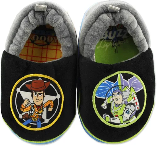 Vista 7 de Disney Toy Story Woody Buzz - Pantuflas para niños pequeños