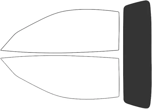 Vista 16 de Rvinyl Kit de tinte de ventana compatible con Chevrolet Corvette 1998-2004 (convertible) - Kit completo precortado - 5%