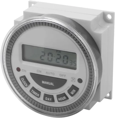 Vista 2 de Interruptor de temporizador programable de 7 días - Piscina/puerta/rociadores/luces- entrada de 120 V - Sustituto ET3