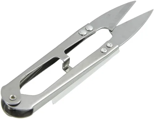 Vista 3 de 3 mini tijeras de coser multiusos de acero de alto carbono para costura, tapicería, costura, artes y manualidades, pesca, jardinería