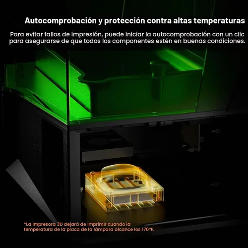 Vista 5 de Impresora 3D de resina ELEGOO Saturn 4 12K, impresora de resina Mono LCD de 10 pulgadas con sensor mecánico inteligente, nivelación automática