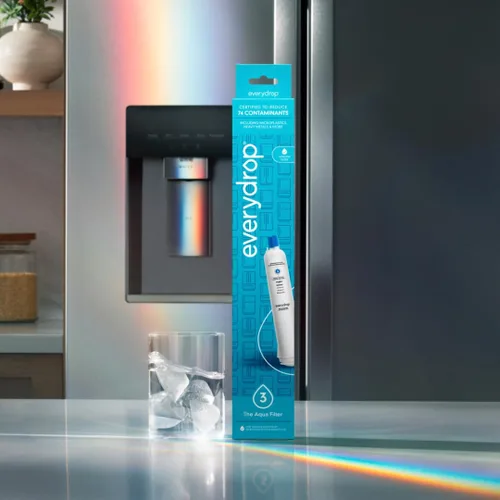 Vista 9 de everydrop by Whirlpool Ice & Water Refrigerator Filter 3, Aqua, EDR3RXD1