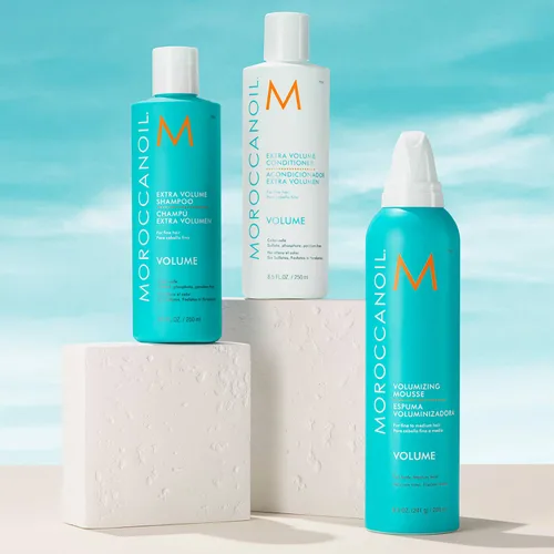 Vista 4 de Moroccanoil Mousse Voluminizante, 8.5 Fl. Oz