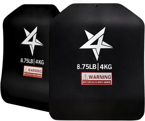 Vista 9 de Yes4All Weight Vest Plates for Running, Rucking & Strength Training Par de 6.06 lbs - Negro
