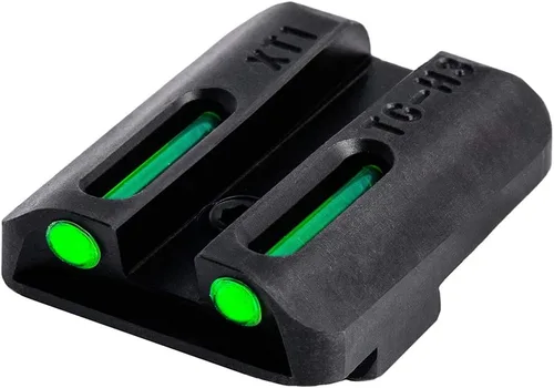 Vista 3 de Truglo TFO Tritio y fibra óptica, vista de pistola resistente a los enganches y brillantes vistas nocturnas delanteras y traseras, compatibles