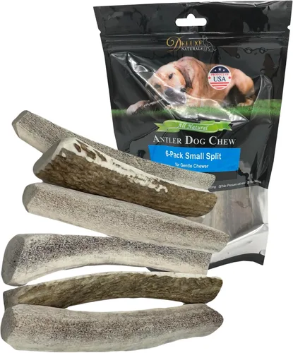 Vista 14 de 2 x 1 libra cuernos de alce masticables pequeños mixtos enteros y partidos para perros de juguete a pequeños de menos de 20 libras (5-7+ pulgadas)