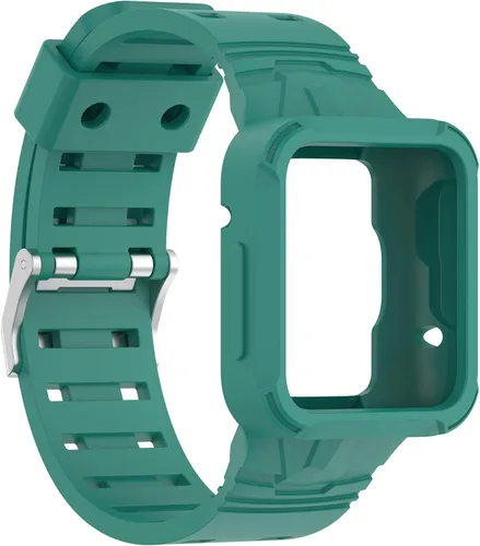 Vista 3 de Correa de repuesto para Redmi Watch 2 Lite con funda protectora, correa resistente para Xiaomi MI Watch Lite/MI Watch Lite2, funda parachoques