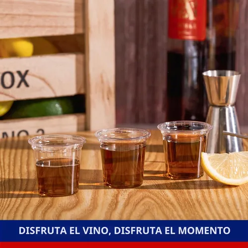 Vista 6 de JOLLY CHEF Paquete de 1000 vasos de chupito de plástico, vasos de gelatina desechables transparentes de 1 onza, reutilizables, perfectos