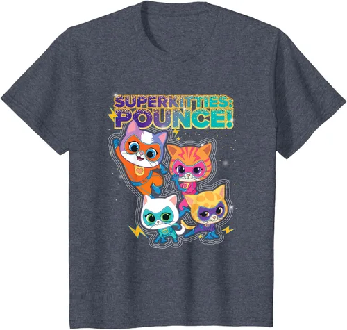 Vista 56 de Disney Junior SuperKitties Pounce! Camiseta de equipo completo, talla S