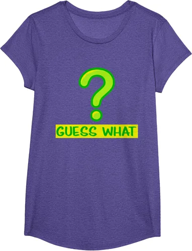 Vista 56 de Question Mark playera Guess What playera, hombre XL, Púrpura