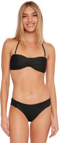 Vista 3 de Trina Turk Women's Standard Monaco Twist Bandeau Halter Bikini Top-Swimwear Separates