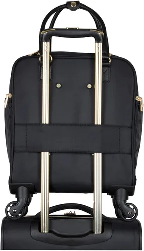 Vista 11 de Kenneth Cole Reaction Chelsea - Equipaje expandible de poliéster de 20 pulgadas, Negro