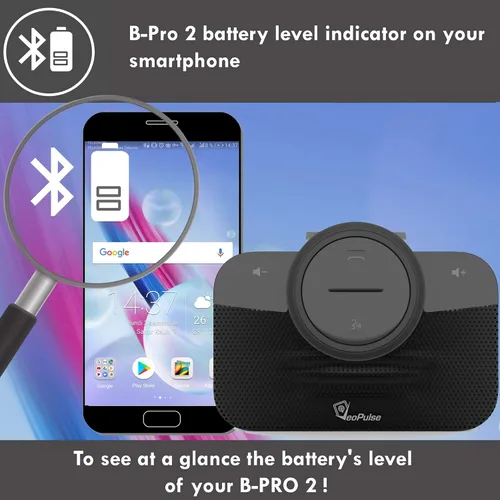 Vista 5 de Altavoz de coche B-PRO 2B Kit manos libres, 6W Hi-Fi Altavoces, con Bluetooth Automático Multipunto Conexión Teléfono Celular