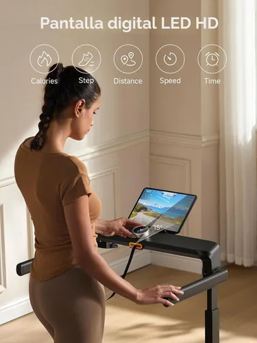 Vista 3 de WalkingPad Cinta de correr plegable, plegado vertical inteligente