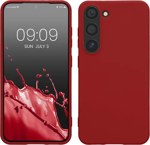 Vista 179 de kwmobile Funda compatible con Samsung Galaxy S23 - Funda protectora de silicona TPU suave y delgada - Piedra antigua