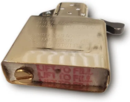Vista 4 de Zippo Interior Guts Acabado de latón (sin caja exterior) Solo inserto interior Regalo ideal para cumpleaños, día del padre, Navidad, día de San