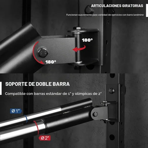 Vista 4 de LIONSCOOL Accesorios para minas terrestres, accesorios de fila de barra en T ultra duraderos con amplia compatibilidad para entrenamiento de cuerpo