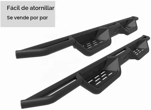Vista 4 de APS Estribos tubulares negros de 6 pulgadas de estilo desplegable compatibles con Chevy Silverado GMC Sierra 1500 2007-2018 Crew Cab y 2500 3500 HD