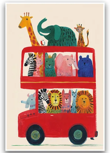 Vista 13 de Póster de pared para habitación de niños, póster de animales lindos de 12 x 16 pulgadas, sin marco, para habitación de niños y niñas, habitación