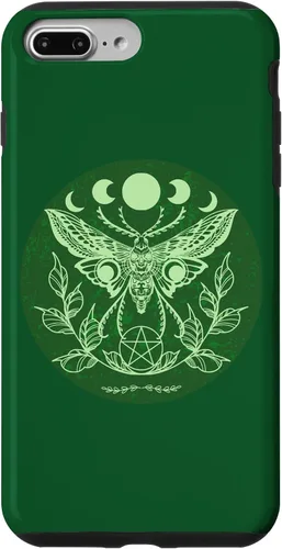Vista 9 de Funda para iPhone 15 Celtic Wicca Ostara Oculta Moon Moth