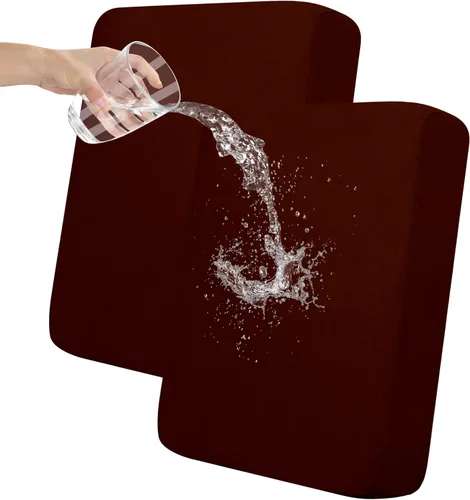 Vista 17 de Easy-Going Funda de cojín 100% impermeable para asiento de sofá, funda de cojín elástica de muebles, para niños, mascotas, cojín de sofá biplaza