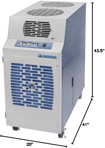 Vista 2 de KIB3021 Aire acondicionado portátil refrigerado por aire de 2,5 toneladas