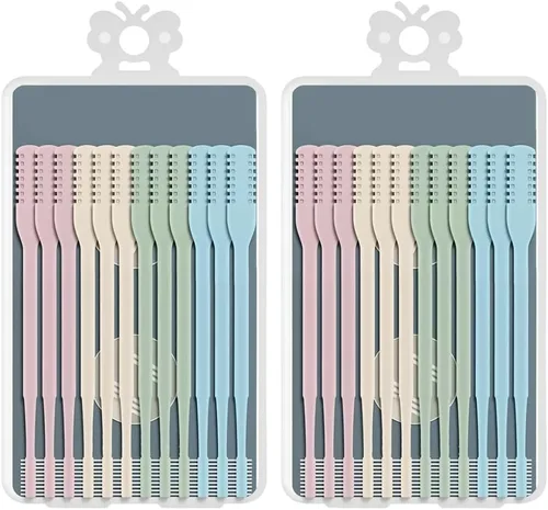 Vista 8 de Juego de recortadora de vello nasal portátil con cuchillas de acero inoxidable, diseño seguro protegido, herramienta de aseo para hombres y mujeres