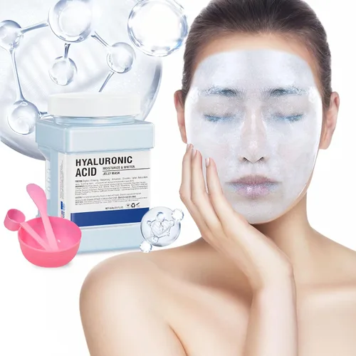 Vista 12 de Mascarilla de gelatina en polvo para faciales, oro de 24 quilates, antienvejecimiento y reafirmante, mascarilla hidratante para iluminar